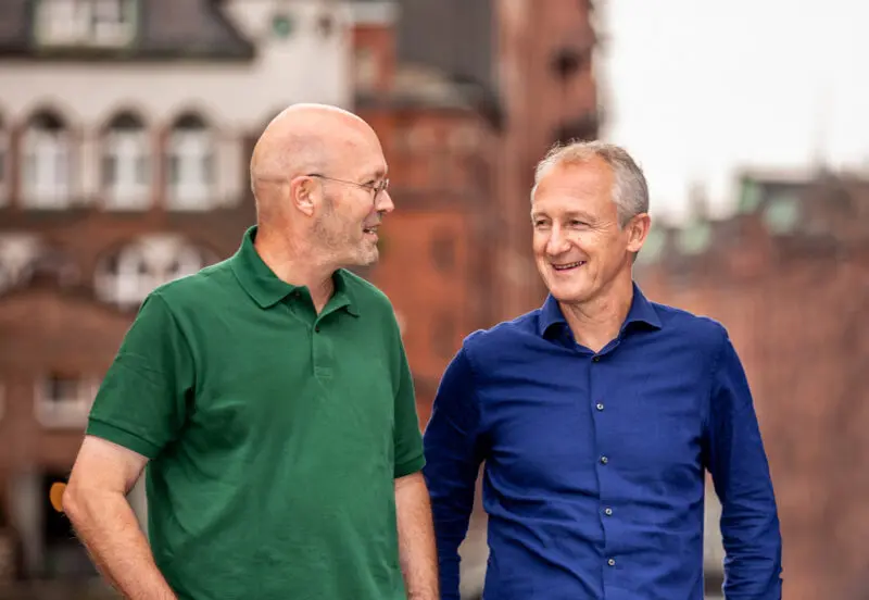 Die Betriebsratstrainer Holger Schoor und Ralf Behrens